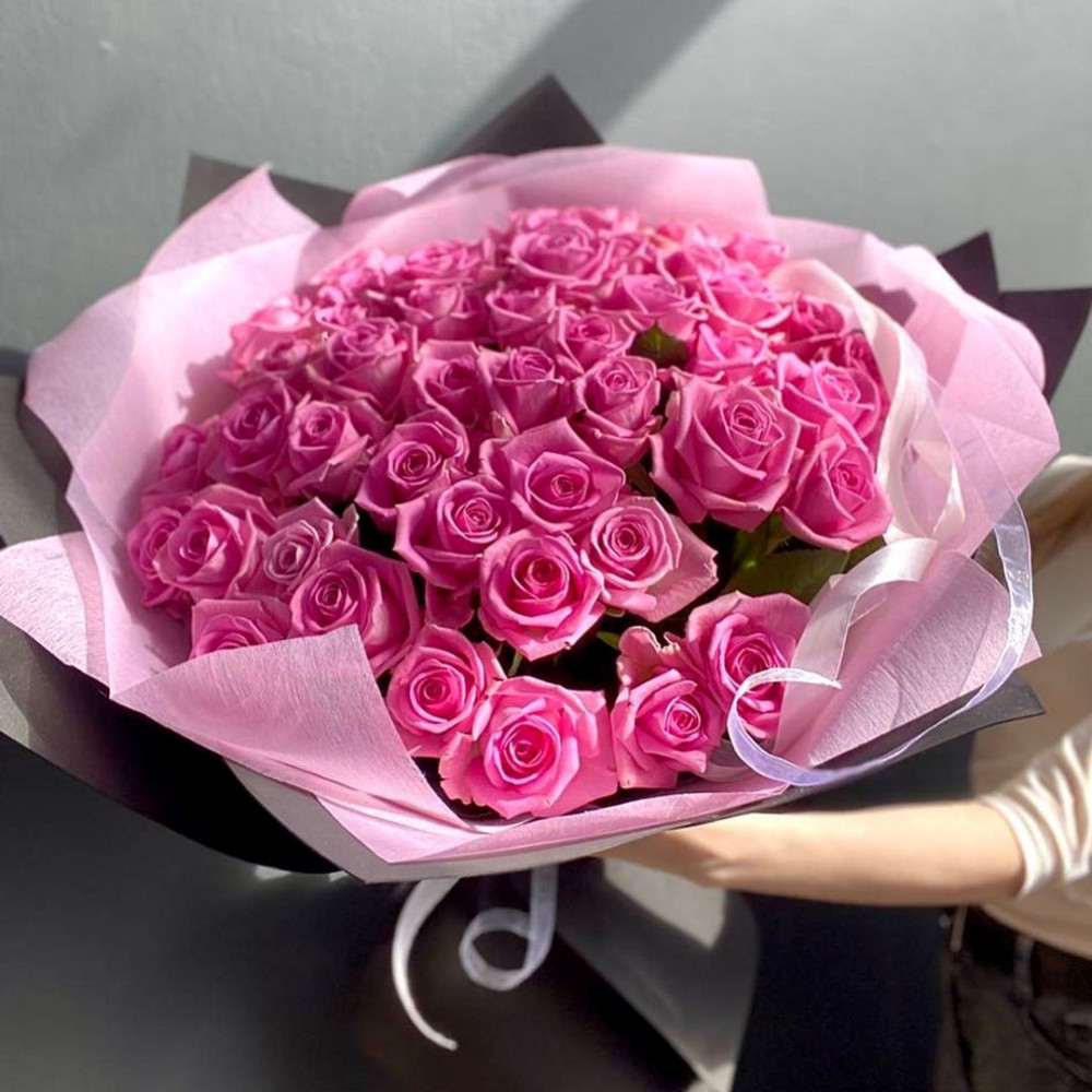 Букет цветов «51 розовая роза»
