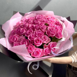 Букет «51 розовая роза»