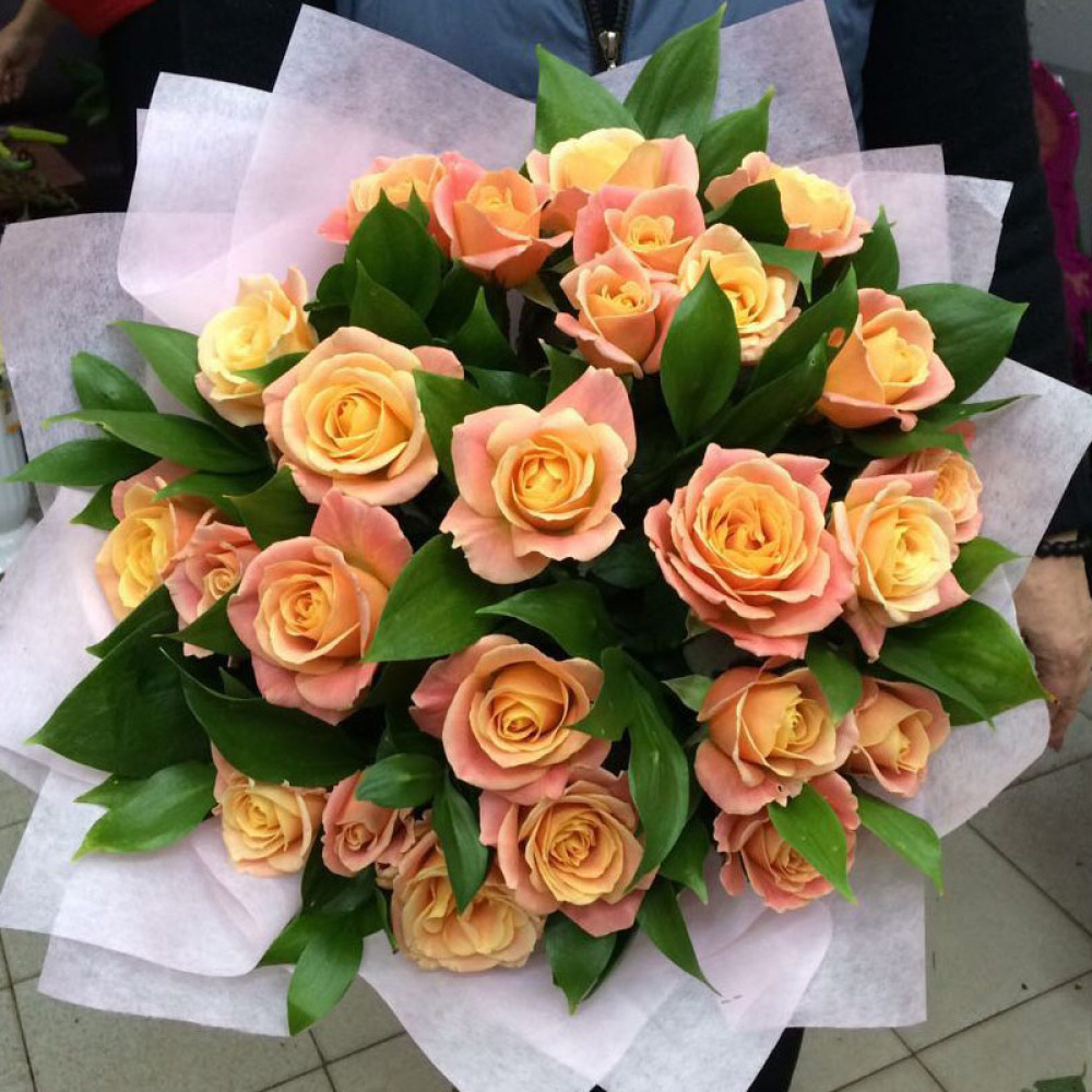Букет цветов «25 роз»